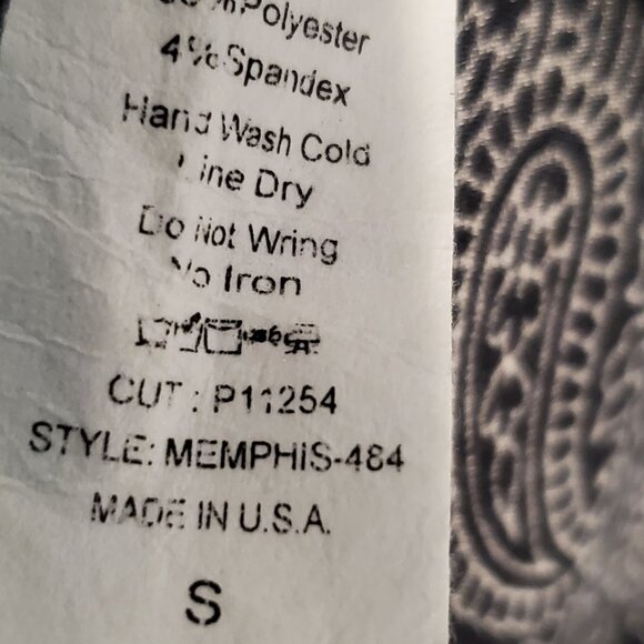 2B Boho Paisley Fringed Bell Sleeve Size Small Mini Dress - Picture 8 of 9